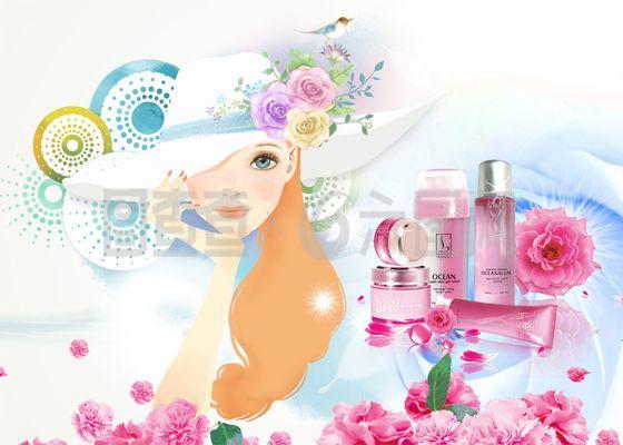 鮮花與美妝 自然之美的雙重綻放